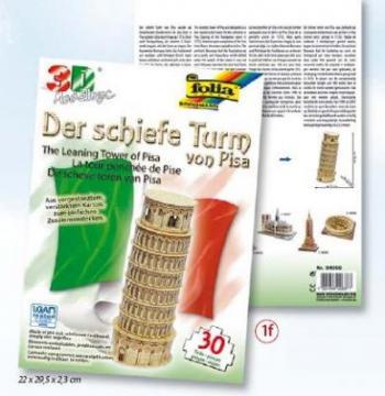 Puzzle Folia 3D 30 piese Turnul din Pisa - Pret | Preturi Puzzle Folia 3D 30 piese Turnul din Pisa