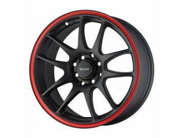 Drag Wheels DR31 Flat Black With Red Stripe Janta - Pret | Preturi Drag Wheels DR31 Flat Black With Red Stripe Janta