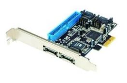 Controller 2 porturi SATA2 (interne), 2 x eSATA, 1 port PATA (intern), Pci-Ex x1, 7070007, Mcab - Pret | Preturi Controller 2 porturi SATA2 (interne), 2 x eSATA, 1 port PATA (intern), Pci-Ex x1, 7070007, Mcab