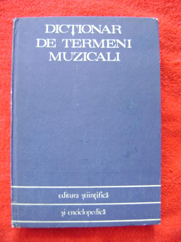 Dictionar de termeni muzicali-Zeno Vancea - Pret | Preturi Dictionar de termeni muzicali-Zeno Vancea