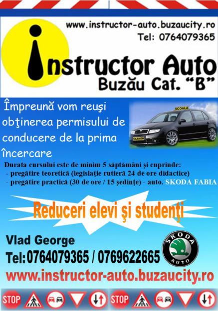 scoala de soferi Buzau Instructor auto Buzau - Pret | Preturi scoala de soferi Buzau Instructor auto Buzau