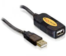 Cablu prelungitor activ USB 2.0 (A T-M) 5 m, Delock 82308 - Pret | Preturi Cablu prelungitor activ USB 2.0 (A T-M) 5 m, Delock 82308