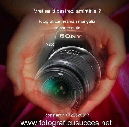 caméraman photographe Mangalia 0722528017 - Pret | Preturi caméraman photographe Mangalia 0722528017