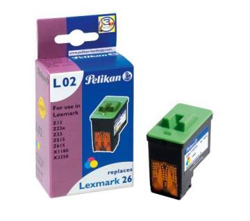 Cartus PELIKAN 346339 negru compatibil cu Lexmark 26 - Pret | Preturi Cartus PELIKAN 346339 negru compatibil cu Lexmark 26