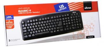 Tastatura cu fir UMT-400US, USB, US English Layout, Ultron (86336) - Pret | Preturi Tastatura cu fir UMT-400US, USB, US English Layout, Ultron (86336)
