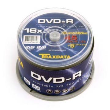 DVD-R Traxdata 16x 4.7GB/120 min 25buc/ - Pret | Preturi DVD-R Traxdata 16x 4.7GB/120 min 25buc/