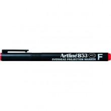 OHP marker ARTLINE 853, permanent, 0.5 mm - rosu - Pret | Preturi OHP marker ARTLINE 853, permanent, 0.5 mm - rosu