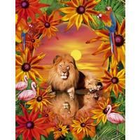 Puzzle Clementoni 1000 Alix Mullins: Tropical Lion - Pret | Preturi Puzzle Clementoni 1000 Alix Mullins: Tropical Lion