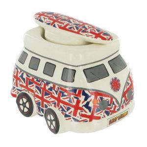 Union Jack Camper Van Egg Cup and Salter - Pret | Preturi Union Jack Camper Van Egg Cup and Salter