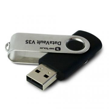 USB FLASH DRIVE 4GB SERIOUX DataVault V35 black, swivel, USB 2.0, fara Logo, bulk (SFUD04V35BK) - Pret | Preturi USB FLASH DRIVE 4GB SERIOUX DataVault V35 black, swivel, USB 2.0, fara Logo, bulk (SFUD04V35BK)