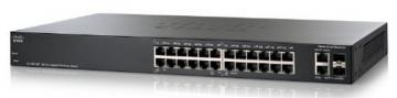 Switch Cisco SF200-24, 10/100 24 Ports + 2 Combo mini-GBIC Ports, Web-GUI/QoS/IPv6 - Pret | Preturi Switch Cisco SF200-24, 10/100 24 Ports + 2 Combo mini-GBIC Ports, Web-GUI/QoS/IPv6