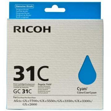 CARTUS RICOH GC31C CYAN 3350N, 405689 - Pret | Preturi CARTUS RICOH GC31C CYAN 3350N, 405689