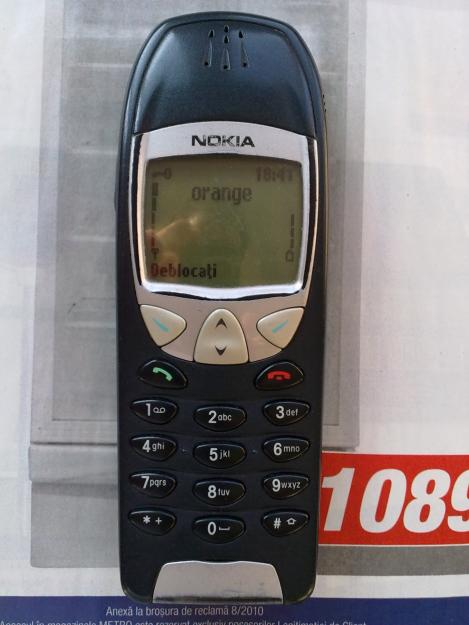 Vand Nokia 6210 impecabil meniu Ro pt colectionari (poze reale - super oferta) - Pret | Preturi Vand Nokia 6210 impecabil meniu Ro pt colectionari (poze reale - super oferta)