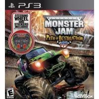 Monster Jam: Path of Destruction PS3 cu volan si 25 stickere - Pret | Preturi Monster Jam: Path of Destruction PS3 cu volan si 25 stickere