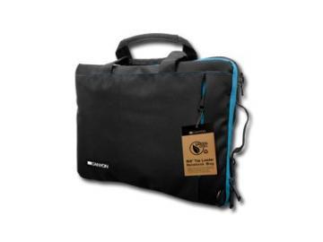 Laptop Case CANYON Top Loader for up to 15.6&amp;quot; laptop, Black/Blue - Pret | Preturi Laptop Case CANYON Top Loader for up to 15.6&amp;quot; laptop, Black/Blue