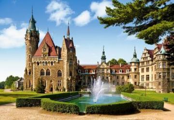 Puzzle Castorland 1500 Castelul Moszna, Polonia - Pret | Preturi Puzzle Castorland 1500 Castelul Moszna, Polonia