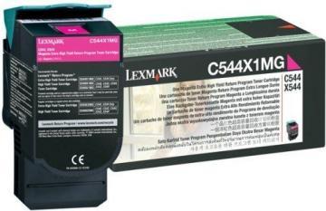 Toner Cartridge Lexmark C544, X544 Magenta Extra High Yield Return Programme (4K), C544X1MG - Pret | Preturi Toner Cartridge Lexmark C544, X544 Magenta Extra High Yield Return Programme (4K), C544X1MG