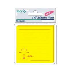 Stick notes 76 x 76 mm - idee, 50 file, HOPAX - galben neon - Pret | Preturi Stick notes 76 x 76 mm - idee, 50 file, HOPAX - galben neon