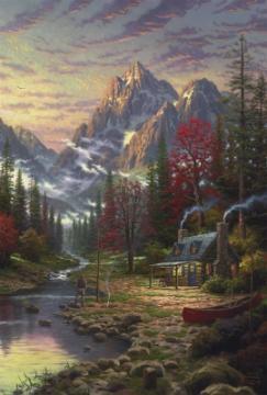 Puzzle Schmidt 500 Thomas Kinkade : The Good Life - Pret | Preturi Puzzle Schmidt 500 Thomas Kinkade : The Good Life