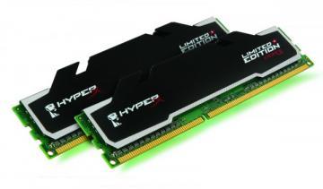 4GB (2x2GB) DDR3 1600MHz CL9 Dual Channel Kitt HyperX Black Limited Edition - Pret | Preturi 4GB (2x2GB) DDR3 1600MHz CL9 Dual Channel Kitt HyperX Black Limited Edition