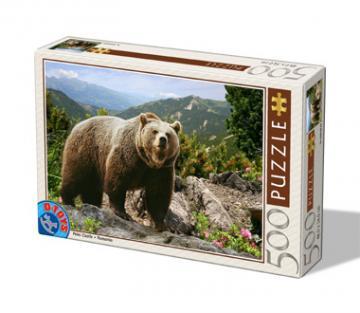 Puzzle D-Toys 500 Urs - Pret | Preturi Puzzle D-Toys 500 Urs