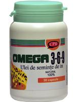 Omega Ulei de Seminte de In *30cps - Pret | Preturi Omega Ulei de Seminte de In *30cps