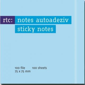 Notite autoadezive RTC, 76 x 75 mm, 100 file/bucata, albastru pastel - Pret | Preturi Notite autoadezive RTC, 76 x 75 mm, 100 file/bucata, albastru pastel