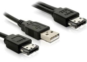 Cablu Y Power Over eSATA la USB si eSATA 1M, 84387 - Pret | Preturi Cablu Y Power Over eSATA la USB si eSATA 1M, 84387