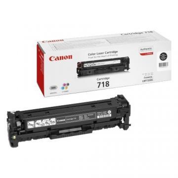 Cartus Canon CRG-718Bk Negru - Pret | Preturi Cartus Canon CRG-718Bk Negru