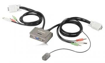 Switch KVM EDIMAX EK-2U2CA 2 ports USB, LANEK2U2CA - Pret | Preturi Switch KVM EDIMAX EK-2U2CA 2 ports USB, LANEK2U2CA