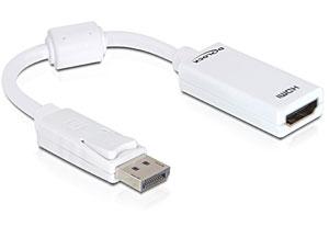 Adaptor Delock DisplayPort T - HDMI M alb, 61767 - Pret | Preturi Adaptor Delock DisplayPort T - HDMI M alb, 61767