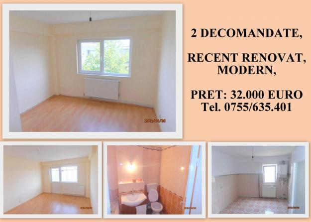 VAND APARTAMENT CU 2 CAMERE DECOMANDAT, ZONA REPUBLICII, COMPLET RENOVAT - Pret | Preturi VAND APARTAMENT CU 2 CAMERE DECOMANDAT, ZONA REPUBLICII, COMPLET RENOVAT