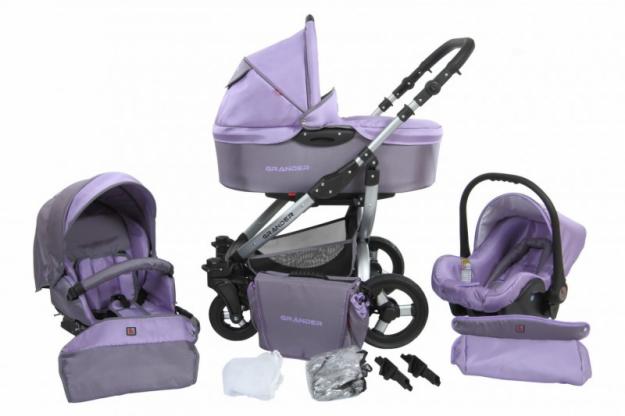 CARUCIOR 3 IN1 PATUT SCAUN AUTO LILA+ LILA - Pret | Preturi CARUCIOR 3 IN1 PATUT SCAUN AUTO LILA+ LILA