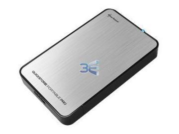 Sharkoon QuickStore Portable Pro USB 3.0, Argintiu - Pret | Preturi Sharkoon QuickStore Portable Pro USB 3.0, Argintiu