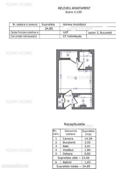 Vanzare Apartament 1 camere Titan, Bucuresti 23500 Euro - Pret | Preturi Vanzare Apartament 1 camere Titan, Bucuresti 23500 Euro