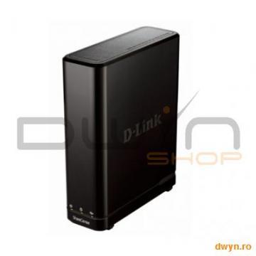 D-Link, 1 Bay NAS, ShareCenter Solo, SATA II, 3.5'', GbE x 1, USB, FTP, AV Media Server, Time Machin - Pret | Preturi D-Link, 1 Bay NAS, ShareCenter Solo, SATA II, 3.5'', GbE x 1, USB, FTP, AV Media Server, Time Machin