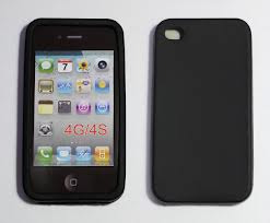 Husa de silicon + folie de protectie iPhone 4G/4GS - Pret | Preturi Husa de silicon + folie de protectie iPhone 4G/4GS