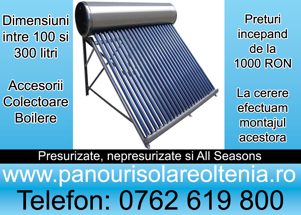 Panou Solar Presurizat Inox 100L - Pret | Preturi Panou Solar Presurizat Inox 100L