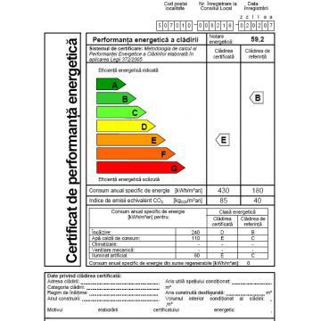 Certificat eficienta energetica - Pret | Preturi Certificat eficienta energetica