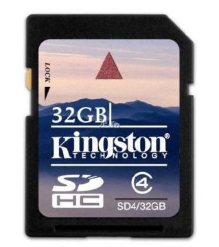Kingston Secure Digital High Capacity, 32GB Class 4 - Pret | Preturi Kingston Secure Digital High Capacity, 32GB Class 4