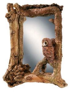Tawny Owl and Mouse Mirror - Pret | Preturi Tawny Owl and Mouse Mirror