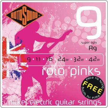 Rotosound R9 Roto Pink Set - Set corzi chitara electrica - Pret | Preturi Rotosound R9 Roto Pink Set - Set corzi chitara electrica