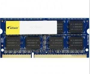 Memorie laptop SODIMM DDR III 2GB PC3-12800 ELIXIR 1600MHz, M2S2G64CB88G5N-DI - Pret | Preturi Memorie laptop SODIMM DDR III 2GB PC3-12800 ELIXIR 1600MHz, M2S2G64CB88G5N-DI