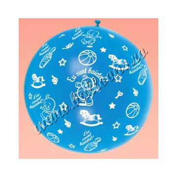 Balon Jumbo 90 cm inscriptionat (all over) Eu sunt baietel - Pret | Preturi Balon Jumbo 90 cm inscriptionat (all over) Eu sunt baietel