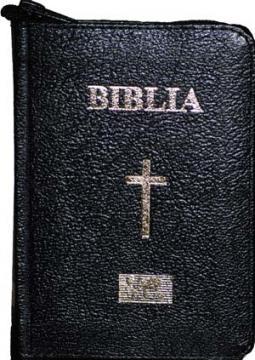 Biblia format mic - coperta din piele si fermoar - Pret | Preturi Biblia format mic - coperta din piele si fermoar