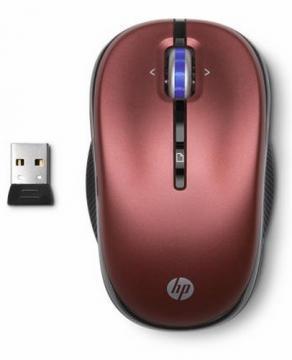 Mouse wireless optic, 1750cpi, scroll 4D, rosu, USB, HP, XB386AA - Pret | Preturi Mouse wireless optic, 1750cpi, scroll 4D, rosu, USB, HP, XB386AA