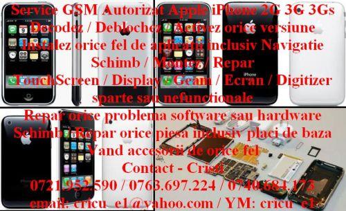 Deblocare software iPhone 3Gs 3G 2G Decodam pe loc iPhone 3G 3Gs - Pret | Preturi Deblocare software iPhone 3Gs 3G 2G Decodam pe loc iPhone 3G 3Gs