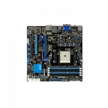 ASUS Socket FM1,F1A75-M,A75,4DDR3(Dual Channel),DDR3 1866/1600/1333/1066,1 x D-Sub + 1 x DVI + 1 x HDMI + 1 x DP,2 x PCIe 2.0 x16 (1x16 or dual x8) + 1 x PCIe x16 (max. x4),SATA 6Gb/s*6(RAID 0, 1, 10, JBOD),Gb Realtek PCIe,USB3.0x4,USB2.0x10 - Pret | Preturi ASUS Socket FM1,F1A75-M,A75,4DDR3(Dual Channel),DDR3 1866/1600/1333/1066,1 x D-Sub + 1 x DVI + 1 x HDMI + 1 x DP,2 x PCIe 2.0 x16 (1x16 or dual x8) + 1 x PCIe x16 (max. x4),SATA 6Gb/s*6(RAID 0, 1, 10, JBOD),Gb Realtek PCIe,USB3.0x4,USB2.0x10