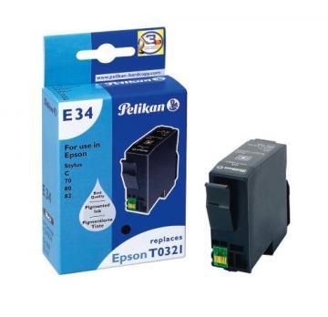 Cartus PELIKAN 339324 negru compatibil cu Epson T0321 - Pret | Preturi Cartus PELIKAN 339324 negru compatibil cu Epson T0321