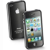 Accesoriu Cellularline Husa Bumper Black pentru iPhone 4 - Pret | Preturi Accesoriu Cellularline Husa Bumper Black pentru iPhone 4